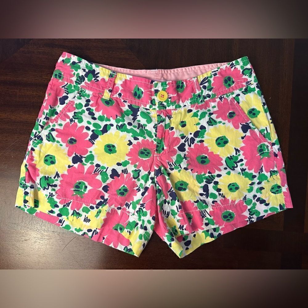 Lilly Pulitzer Doodlebug Daisy Shorts - Size 2